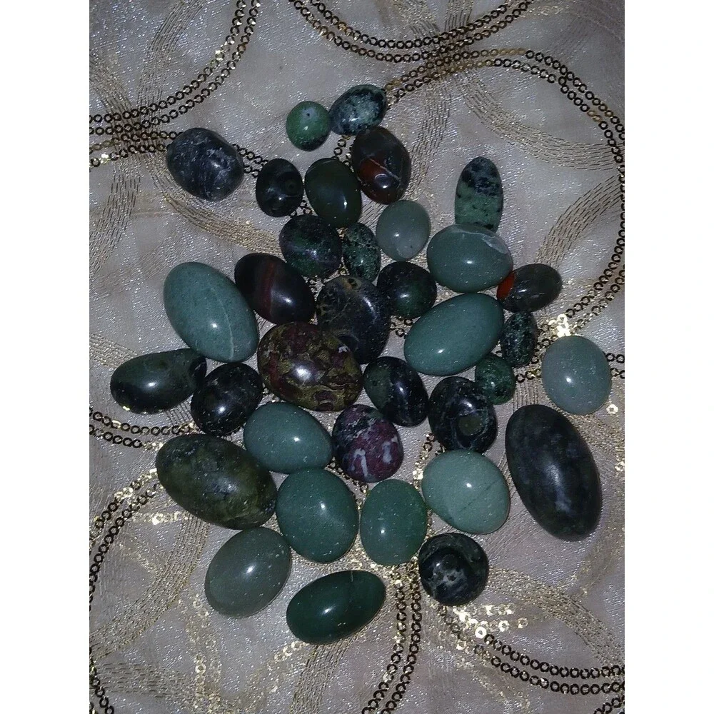 Green Tumble Stone Crystal Bundle